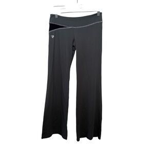 Icegear Fitness Wide Leg Yoga Pants Grey Low Rise  Made in Canada Size Medium